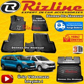 Rizline Dacia Lodgy 3D Bagaj Havuzu