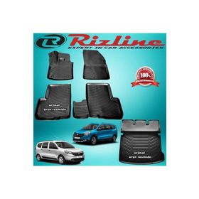 Rizline Dacia Lodgy Siyah 2013 2019 3D Havuzlu Paspas