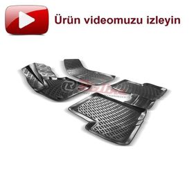 Rizline Dacia Lodgy Siyah 3D Havuzlu Paspas