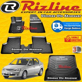 Rizline Dacia Logan 2004-2012 3D Paspas Bagaj Havuzu