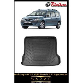 Rizline Dacia Logan MCV 5 Kişilik 2004-2012 3D Bagaj Havuzu