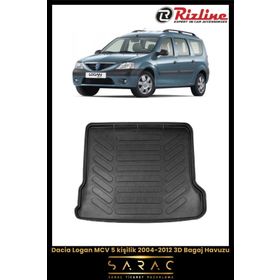 Rizline Dacia Logan MCV 5 Kişilik 2004-2012 3D Bagaj Havuzu