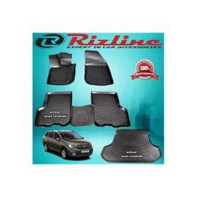 Rizline Dacia Logan MCV Siyah 2013-2019 Arası 3D Paspas + Bagaj Havuzu