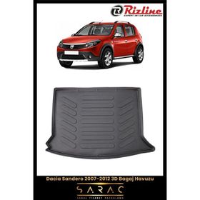 Rizline Dacia Sandero 2009 Araca Özel Tasarım 3D Bagaj Havuzu