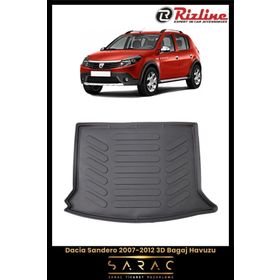 Rizline Dacia Sandero 2009 Araca Özel Tasarım 3D Bagaj Havuzu