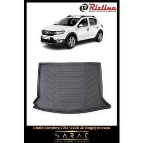 Rizline Dacia Sandero 2015 Araca Özel Tasarım 3D Bagaj Havuzu