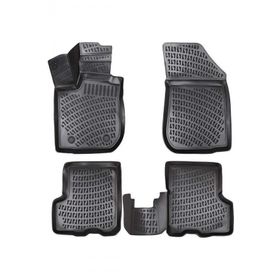 Rizline Dacia Sandero Stepway 2012 - 2020 Arası Siyah 4'lü Set 3D Havuzlu Paspas
