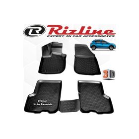 Rizline Dacia Sandero Stepway 2012 - 2020 Arası Siyah 4'lü Set 3D Havuzlu Paspas