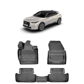 Rizline DS4 2021 Sonrası 3D Siyah Havuzlu Paspas