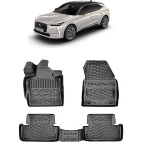 Rizline DS4 2021 Sonrası 3D Siyah Havuzlu Paspas