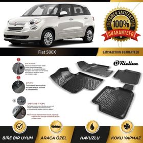 Rizline Fiat 500 X 3D Havuzlu Paspas