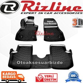 Rizline Fiat 500L 3D Havuzlu Paspas