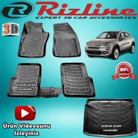 Rizline Fiat 500X 3D Paspas ve Bagaj Havuzu