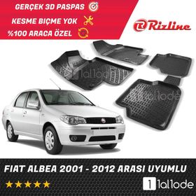 Rizline Fiat Albea/Palio 3D Havuzlu Paspas