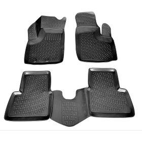 Rizline Fiat Doblo 1 2001 - 2009 Arası Siyah 3D Havuzlu Paspas