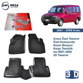 Rizline Fiat Doblo 2001-2009 3d Havuzlu Paspas