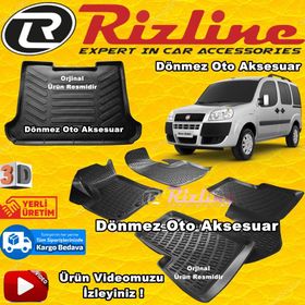 Rizline Fiat Doblo 2001-2009 3D Paspas Bagaj Havuzu