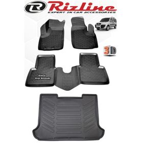 Rizline Fiat Doblo 2001-2009 3D Paspas Bagaj Havuzu