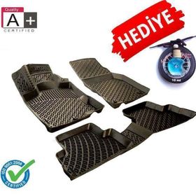 Rizline Fiat Doblo 2009-2015 Bej 3D Havuzlu Paspas