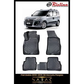 Rizline Fiat Doblo 2012 Model 3D Havuzlu Paspas