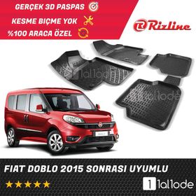 Rizline Fiat Doblo 2015 3d Havuzlu Paspas