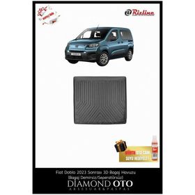 Rizline Fiat Doblo 2023-2024-2025 Demirsiz Seperatörsüz 3D Bagaj Havuzu