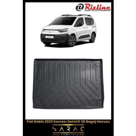 Rizline Fiat Doblo 2024 Model Demirli 3D Bagaj Havuzu