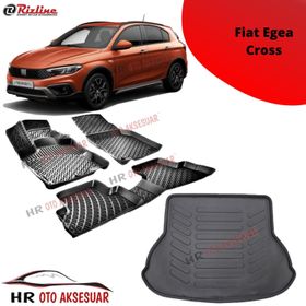 Rizline Fiat Egea Cross 2020 sonrası 3d Oto Paspas
