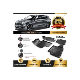 Rizline Fiat Egea HB 2015 Sonrası 3D Paspas Bagaj Havuzu