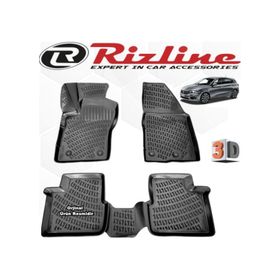 Rizline Fiat Egea HB 2016 - 2020 Arası Siyah 3D Havuzlu Paspas