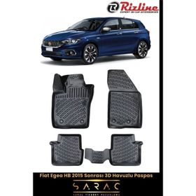 Rizline Fiat Egea HB 2016 Model 3D Havuzlu Paspas