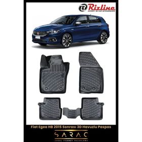 Rizline Fiat Egea HB 2021 Model 3D Havuzlu Paspas