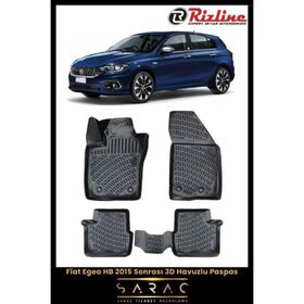 Rizline Fiat Egea HB 2023 Model 3D Havuzlu Paspas