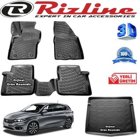 Rizline Fiat Egea HB 3D Paspas Bagaj Havuzu