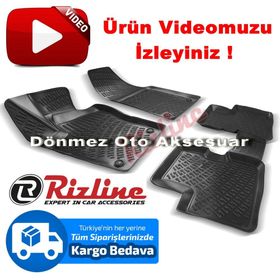 Rizline Fiat Egea Sedan 2015+ 3D Havuzlu Paspas