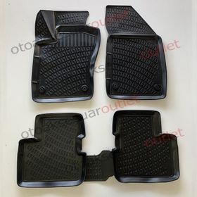 Rizline Fiat Egea Sedan 2015+ 3D Havuzlu Paspas