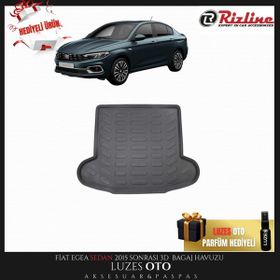 Rizline Fiat Egea Sedan 2015 Uyumlu Siyah 3D Bagaj Havuzu