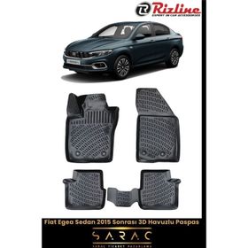 Rizline Fiat Egea Sedan 2016 Model 3D Havuzlu Paspas