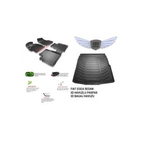 Rizline Fiat Egea Sedan 3D Havuzlu Paspas
