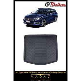 Rizline Fiat Egea STW 2015 Sonrası Alt Kısım 3D Bagaj Havuzu