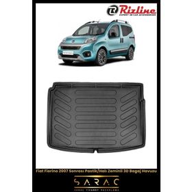 Rizline Fiat Fiorino 2019 Model Halı Zeminli 3D Bagaj Havuzu