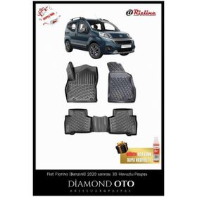 Rizline Fiat Fiorino Benzinli 2020-2021-2022-2023-2024 3D Havuzlu Paspas