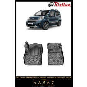Rizline Fiat Fiorino Panelvan Dizel 2024 Model 3D Havuzlu Paspas
