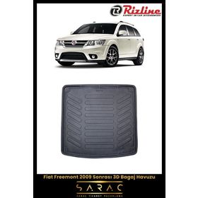 Rizline Fiat Freemont 2009 Sonrası 3D Bagaj Havuzu