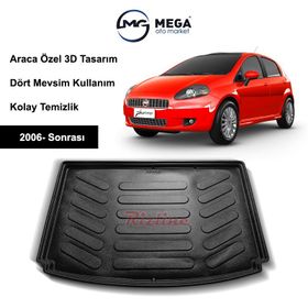 Rizline Fiat Grande Punto 2006 Sonrası 3D Bagaj Havuzu