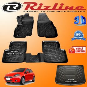 Rizline Fiat Grande Punto 2006 Sonrası 3D Paspas Bagaj Havuzu