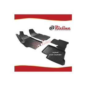 Rizline Fiat Linea 2007 - 2017 Arası Siyah 4 Parça Set 3D Havuzlu Paspas