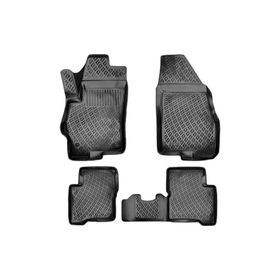 Rizline Fiat Linea 2007 - 2017 Arası Siyah 4'lü Set 3D Havuzlu Paspas