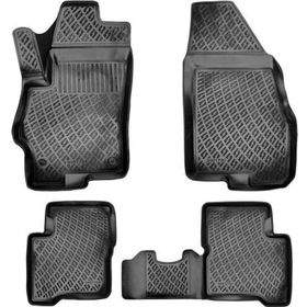 Rizline Fiat Linea 2007 - 2017 Arası Siyah 4'lü Set 3D Havuzlu Paspas