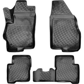 Rizline Fiat Linea 2007 - 2017 Arası Siyah 4'lü Set 3D Havuzlu Paspas